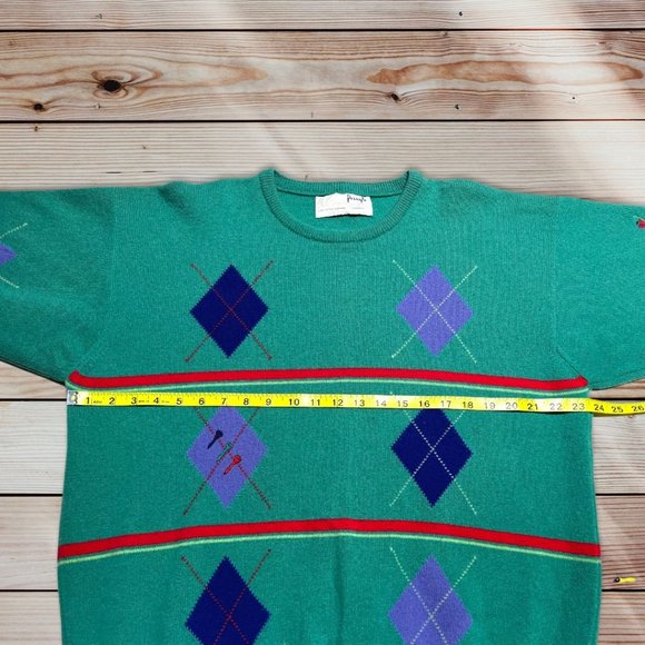 Vintage Pringle Sweater Size XL Green - Picture 6 of 7